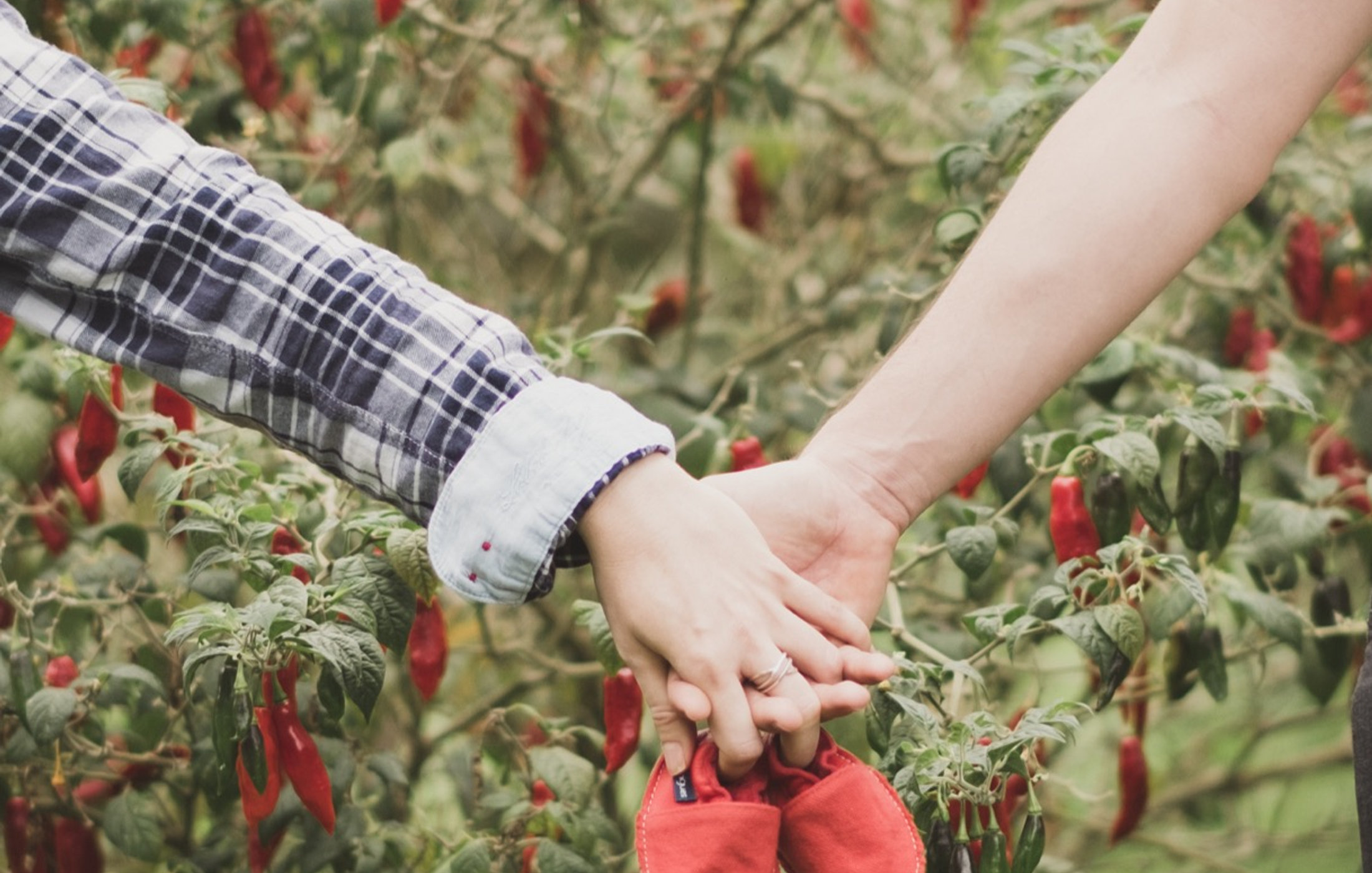 An expectant couple sharing a quiet, tender moment